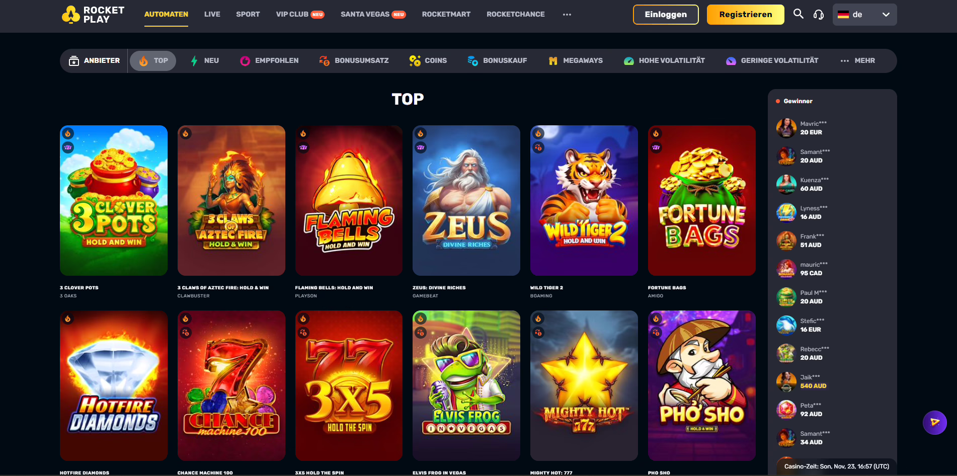 RocketPlay Casino Slots